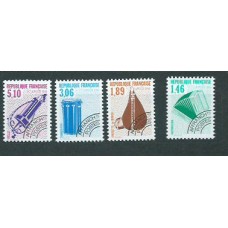 Francia - Preobliterados Yvert 206/9 ** Mnh  Instrumentos musicales