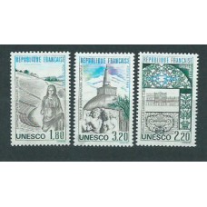 Francia - Servicio Yvert 88/90 ** Mnh  UNESCO