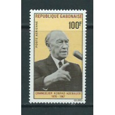 Gabon - Aereo Yvert 65 ** Mnh  Konrad Adenauer