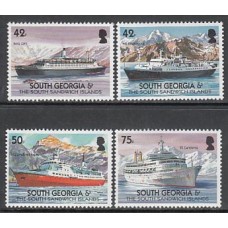 Falkland - Georgia del Sur Correo Yvert 394/7 ** Mnh Barcos