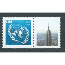 Naciones Unidas - Nueva York Correo 2007 Yvert 1053 ** Mnh