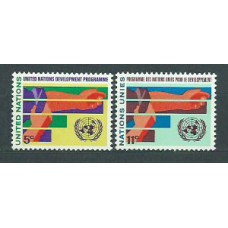 Naciones Unidas - Nueva York Correo 1967 Yvert 161/2 ** Mnh