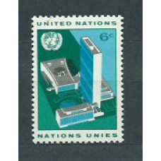 Naciones Unidas - Nueva York Correo 1968 Yvert 181 ** Mnh