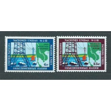 Naciones Unidas - Nueva York Correo 1970 Yvert 199/200 ** Mnh Onu