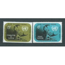 Naciones Unidas - Nueva York Correo 1970 Yvert 201/2 ** Mnh Medicina