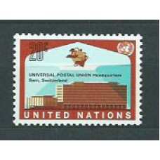 Naciones Unidas - Nueva York Correo 1971 Yvert 212 ** Mnh Upu