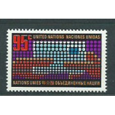 Naciones Unidas - Nueva York Correo 1972 Yvert 219 ** Mnh