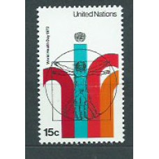 Naciones Unidas - Nueva York Correo 1972 Yvert 221 ** Mnh Medicina