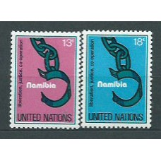 Naciones Unidas - Nueva York Correo 1978 Yvert 288/9 ** Mnh