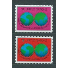 Naciones Unidas - Nueva York Correo 1978 Yvert 294/5 ** Mnh