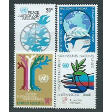 Naciones Unidas - Nueva York Correo 1979 Yvert 296/9 ** Mnh