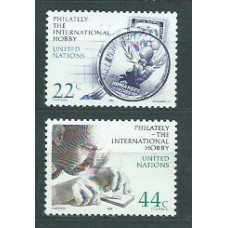 Naciones Unidas - Nueva York Correo 1986 Yvert 463/4 ** Mnh Filatelia