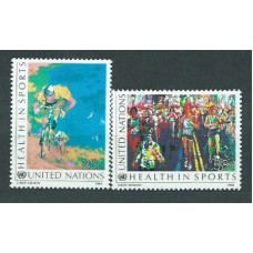 Naciones Unidas - Nueva York Correo 1988 Yvert 519/20 ** Mnh Deportes