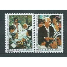 Naciones Unidas - Nueva York Correo 1993 Yvert 626/7 ** Mnh