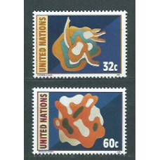 Naciones Unidas - Nueva York Correo 1996 Yvert 693/4 ** Mnh