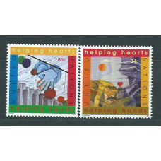 Naciones Unidas - Nueva York Correo 2001 Yvert 843/4 ** Mnh Pintura