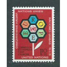 Naciones Unidas - Ginebra Correo 1972 Yvert 27 ** Mnh