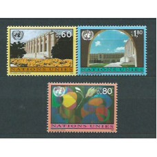 Naciones Unidas - Ginebra Correo 1994 Yvert 276/8 ** Mnh