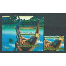 Naciones Unidas - Ginebra Correo 1998 Yvert 365+H,10 ** Mnh Fauna