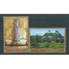 Naciones Unidas - Ginebra Correo 1998 Yvert 370/1 ** Mnh Patrimonio Mundial