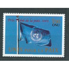 Naciones Unidas - Ginebra Correo 2001 Yvert 445 ** Mnh Bandera