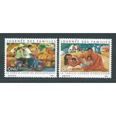 Naciones Unidas - Ginebra Correo 2006 Yvert 552/3 ** Mnh