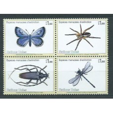 Naciones Unidas - Ginebra Correo 2009 Yvert 649/52 ** Mnh Fauna