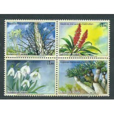 Naciones Unidas - Ginebra Correo 2010 Yvert 690/3 ** Mnh Flora