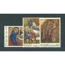 Grecia - Correo 1970 Yvert 1037/9 ** Mnh Navidad