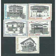 Grecia - Correo 1975 Yvert 1179/83 ** Mnh Arquitectura