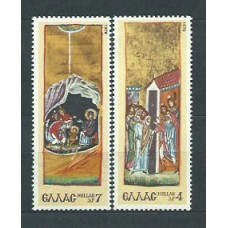 Grecia - Correo 1976 Yvert 1233/4 ** Mnh Navidad