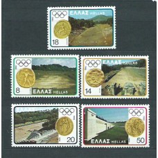 Grecia - Correo 1980 Yvert 1399/403 ** Mnh Olimpiadas de Moscu