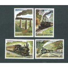 Grecia - Correo 1984 Yvert 1540/3 ** Mnh Trenes