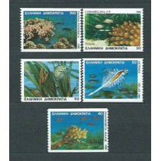 Grecia - Correo 1988 Yvert 1660/4B ** Mnh Fauna marina