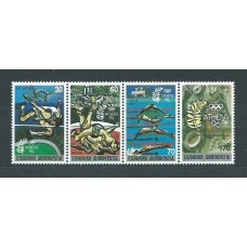 Grecia - Correo 1989 Yvert 1699/702A ** Mnh Deportes