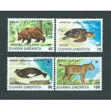 Grecia - Correo 1990 Yvert 1722/5 ** Mnh Fauna