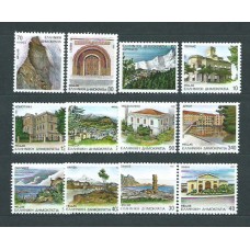 Grecia - Correo 1992 Yvert 1800/11A ** Mnh Ciudades griegas