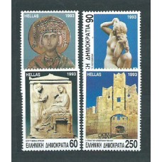 Grecia - Correo 1993 Yvert 1813/6 ** Mnh Ciudad de Rodas