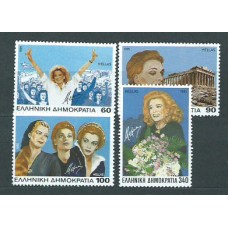 Grecia - Correo 1995 Yvert 1860/3 ** Mnh Melina Merkouri