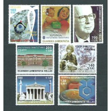 Grecia - Correo 2001 Yvert 2047/53 ** Mnh