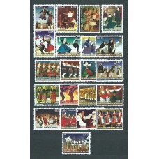 Grecia - Correo 2002 Yvert 2068/88A ** Mnh Danzas