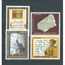 Grecia - Correo 2002 Yvert 2102/5 ** Mnh Lengua griega