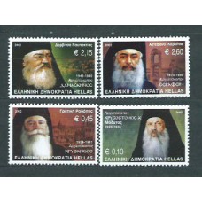 Grecia - Correo 2002 Yvert 2110/3 ** Mnh Personalidades religiosas