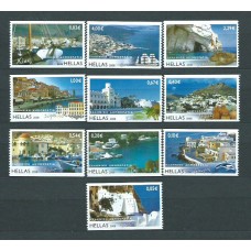 Grecia - Correo 2008 Yvert 2414/23 sin dentar ** Mnh Islas griegas