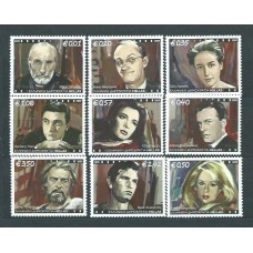 Grecia - Correo 2009 Yvert 2461/9 ** Mnh Actores griegos