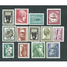 Grecia - Correo 1954 Yvert 592/603 */(*) Mh-Mng Arte