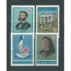 Grecia - Correo 1963 Yvert 801/4 ** Mnh Cruz roja