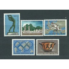 Grecia - Correo 1967 Yvert 921/5 ** Mnh Deportes