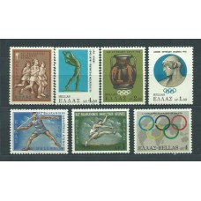 Grecia - Correo 1968 Yvert 944/50 ** Mnh Deportes