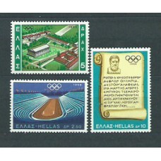 Grecia - Correo 1968 Yvert 967/9 ** Mnh Olimpiadas de Méjico